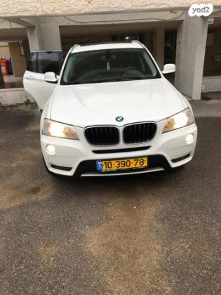 ב.מ.וו X3 4X4 XDRIVE20D Business אוט' דיזל 2.0 (184 כ''ס) דיזל 2012 למכירה בקרית אתא