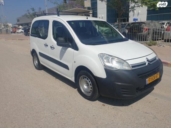 סיטרואן ברלינגו דור 2 (2008-2019) Comfort ידני דיזל 4 דל' 1.6 (75 כ"ס) דיזל 2017 למכירה בחדרה