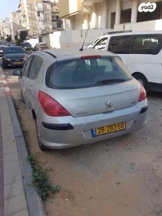 פיג'ו 308 Comfort Plus אוט' 1.6 (120 כ"ס) בנזין 2009 למכירה בחריש