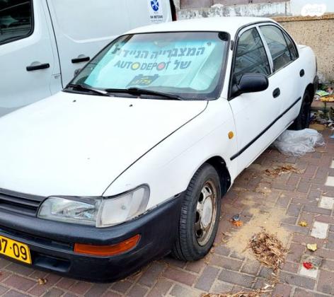 טויוטה קורולה XLI Super L ידני 5 דל' 1.6 בנזין 1993 למכירה באשדוד