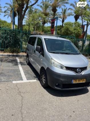 ניסאן NV200 Combi ידני דיזל 5 מק' 1.5 (90 כ''ס) דיזל 2017 למכירה בחולון