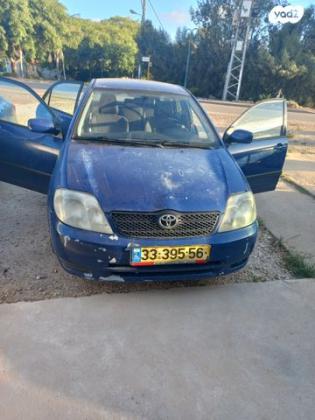 טויוטה קורולה Sun אוט' 1.6 (110 כ''ס) בנזין 2004 למכירה באשקלון