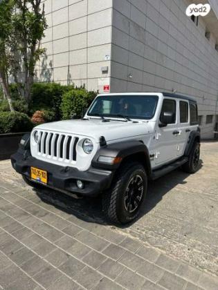 ג'יפ / Jeep רנגלר ארוך 4X4 Sport S אוט' 2.0 (270 כ''ס) בנזין 2022 למכירה בפתח תקווה