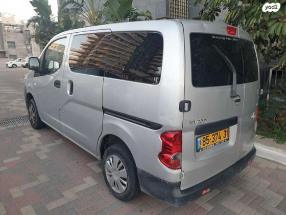 ניסאן NV200 Upper ידני דיזל 7 מק' 1.5 (90 כ''ס) דיזל 2014 למכירה באשדוד