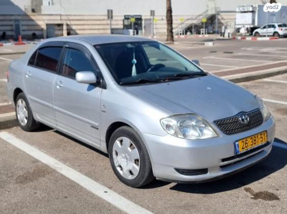 טויוטה קורולה GLI אוט' 1.6 (110 כ''ס) בנזין 2003 למכירה בקרית ביאליק