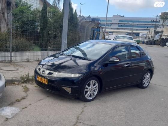 הונדה סיוויק האצ'בק החדשה Sport אוט' 1.8 (140 כ''ס) בנזין 2009 למכירה בנצרת עילית u002F נוף הגליל