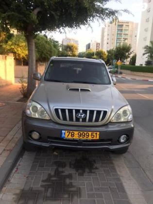 יונדאי טאראקן 4X4 GLS אוט' דיזל 5 מק' 2.9 (150 כ''ס) דיזל 2004 למכירה בראשון לציון