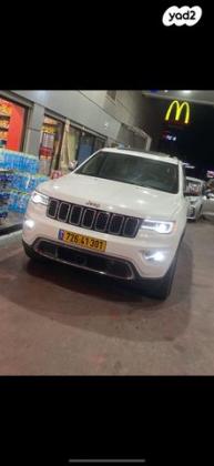 ג'יפ / Jeep גרנד צ'ירוקי 4X4 Limited אוט' 5 מק' 3.6 (286 כ''ס) ק'-2 בנזין 2019 למכירה בשפרעם