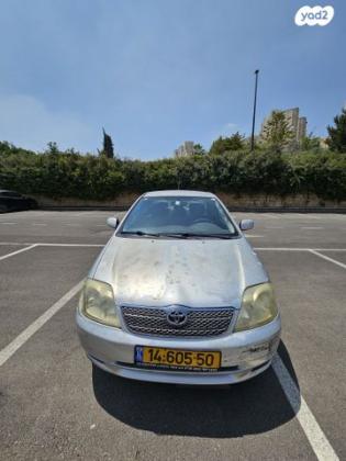 טויוטה קורולה GLI אוט' 1.6 (110 כ''ס) בנזין 2003 למכירה בירושלים