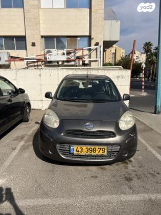 ניסאן מיקרה Visia אוט' 1.2 (80 כ''ס) בנזין 2013 למכירה בלוד