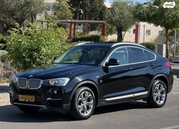 ב.מ.וו X4 4X4 XDRIVE20I Sport אוט' 2.0 (184 כ''ס) בנזין 2017 למכירה בחולון