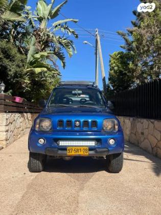 סוזוקי ג'ימני 4X4 JLX-L אוט' 1.3 (85 כ''ס) בנזין 2006 למכירה ברומת היב