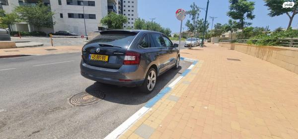 סקודה ראפיד ספייסבק Sport אוט' 1.4 (125 כ''ס) בנזין 2017 למכירה באור עקיבא