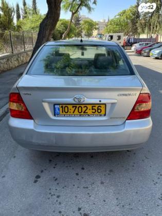 טויוטה קורולה Sun אוט' 1.6 (110 כ''ס) בנזין 2004 למכירה בירושלים