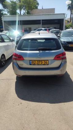 פיג'ו 308 Active SW סטיישן אוט' 1.2 (130 כ''ס) בנזין 2015 למכירה בחולון