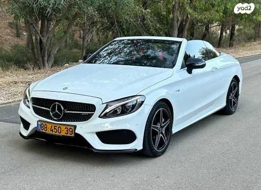 מרצדס C-Class קופה / קבריולט 4X4 C43 AMG 23P קבריולט אוט' 3.0 (367 כ''ס) בנזין 2017 למכירה בנצרת