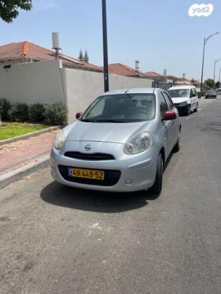 ניסאן מיקרה Visia ידני 1.2 (80 כ''ס) בנזין 2013 למכירה באשקלון