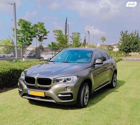 ב.מ.וו X6 4X4 XDRIVE30D Exclusive אוט' דיזל 3.0 (258 כ''ס) דיזל 2018 למכירה בכפר הנגיד