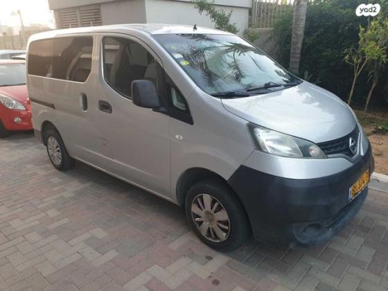 ניסאן NV200 Upper ידני דיזל 7 מק' 1.5 (90 כ''ס) דיזל 2014 למכירה באשדוד