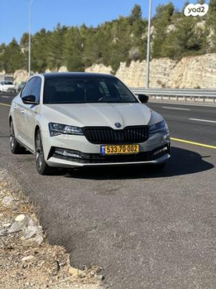 סקודה סופרב (2019 ואילך) Sportline אוט' 2.0 (190 כ''ס) בנזין 2021 למכירה בריינה