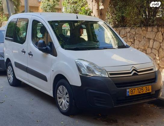 סיטרואן ברלינגו דור 2 (2008-2019) Comfort ידני דיזל 4 דל' 1.6 (75 כ"ס) דיזל 2016 למכירה בראשון לציון