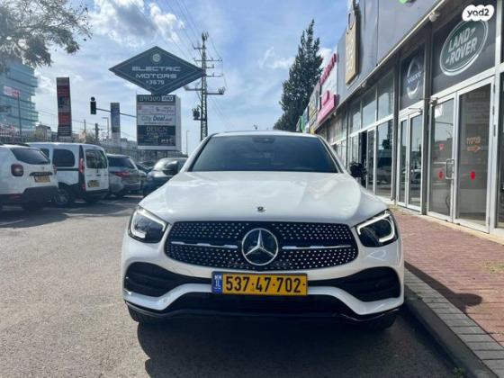 מרצדס GLC-Class קופה 4X4 GLC300DE AMG קופה הייבריד אוט' 2.0 (194 כ''ס) היברידי חשמל / דיזל 2021 למכירה בפתח תקווה