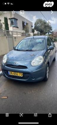 ניסאן מיקרה Visia אוט' 1.2 (80 כ''ס) בנזין 2012 למכירה בגדרה