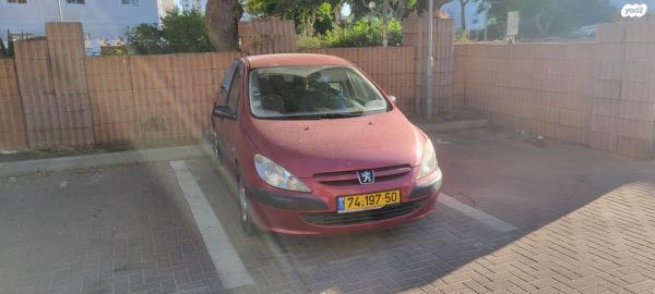 פיג'ו 307 XR טיפטרוניק 1.6 (110 כ"ס) בנזין 2003 למכירה באשדוד