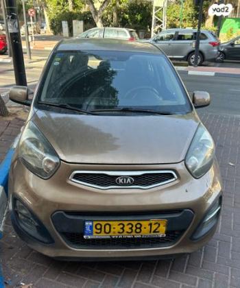 קיה פיקנטו EX אוט' 1.2 (85 כ"ס) בנזין 2013 למכירה ברחובות