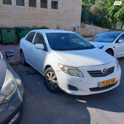 טויוטה קורולה Sun רובוטית 1.6 (124 כ"ס) בנזין 2008 למכירה בירושלים