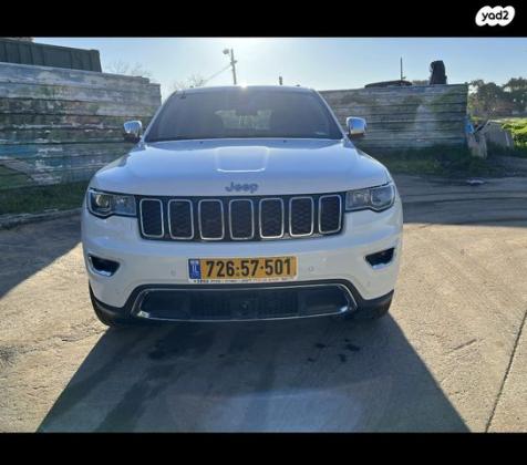 ג'יפ / Jeep גרנד צ'ירוקי 4X4 Limited אוט' 5 מק' 3.6 (286 כ''ס) ק'-2 בנזין 2019 למכירה בהוד השרון