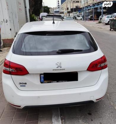 פיג'ו 308 Active SW סטיישן אוט' 1.2 (130 כ''ס) בנזין 2015 למכירה בפתח תקווה