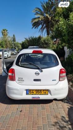 ניסאן מיקרה Visia אוט' 1.2 (80 כ''ס) בנזין 2013 למכירה בפתח תקווה