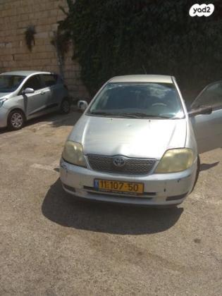 טויוטה קורולה GLI אוט' 1.6 (110 כ''ס) בנזין 2003 למכירה בירושלים