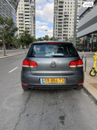 פולקסווגן גולף Trendline אוט' 5 דל' 1.4 (122 כ"ס) [2008-2013] בנזין 2011 למכירה בתל אביב יפו