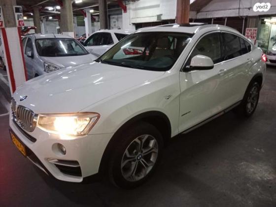 ב.מ.וו X4 4X4 XDRIVE20I Sport אוט' 2.0 (184 כ''ס) בנזין 2016 למכירה בתל אביב יפו