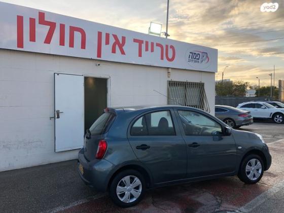 ניסאן מיקרה Visia אוט' 1.2 (80 כ''ס) בנזין 2018 למכירה בחולון