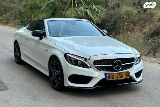 מרצדס C-Class קופה / קבריולט 4X4 C43 AMG 23P קבריולט אוט' 3.0 (367 כ''ס) בנזין 2017 למכירה בנצרת