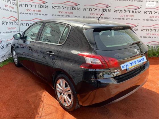 פיג'ו 308 Active אוט' 1.2 (130 כ''ס) בנזין 2015 למכירה בתל אביב יפו