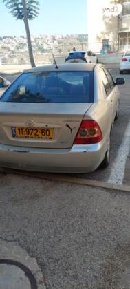 טויוטה קורולה Sun אוט' 1.6 (110 כ''ס) בנזין 2006 למכירה בירושלים