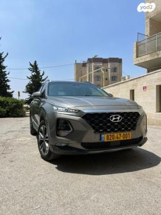 יונדאי סנטה פה 4X4 Luxury אוט' דיזל 7 מק' 2.2 (200 כ"ס) דיזל 2019 למכירה בירושלים