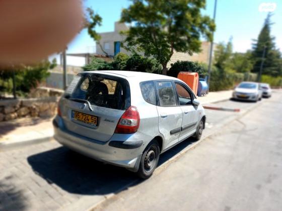 הונדה ג'אז LS אוט' 1.3 (83 כ''ס) בנזין 2005 למכירה באפרת