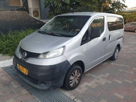 ניסאן NV200 Upper ידני דיזל 7 מק' 1.5 (90 כ''ס) דיזל 2014 למכירה באשדוד