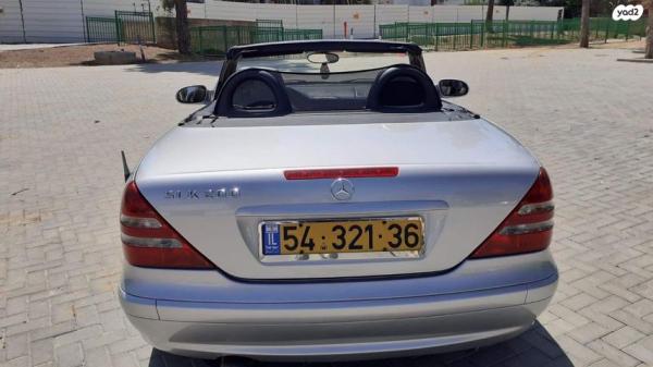 מרצדס SLK SLK200 אוט' 2.0 (163 כ''ס) בנזין 2002 למכירה בקרית גת