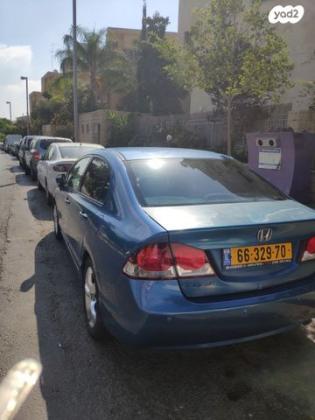 הונדה סיוויק סדאן החדשה Comfort אוט' 1.8 (140 כ''ס) בנזין 2010 למכירה בחולון