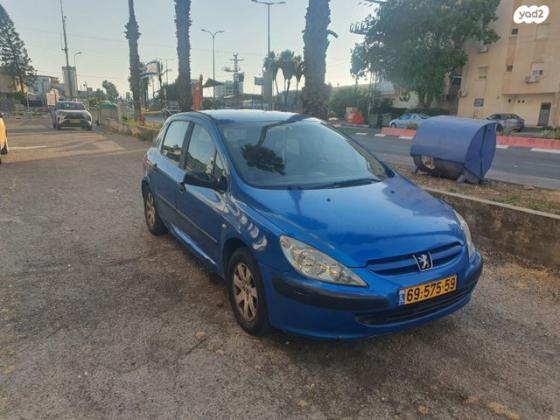 פיג'ו 307 XR טיפטרוניק 1.6 (110 כ"ס) בנזין 2005 למכירה בעפולה