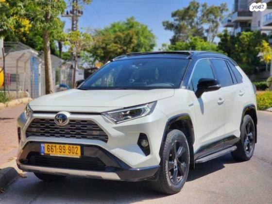 טויוטה RAV4 הייבריד E-motion Sky הייבריד אוט' 2.5 (178 כ''ס) בנזין 2021 למכירה בנתניה