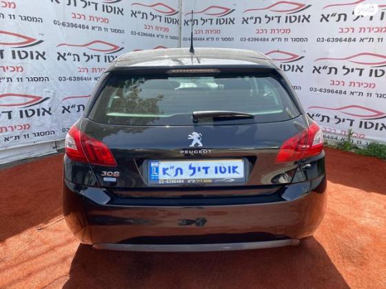 פיג'ו 308 Active אוט' 1.2 (130 כ''ס) בנזין 2015 למכירה בתל אביב יפו