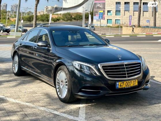 מרצדס S-Class S500 Long Vision אוט' 4.7 (455 כ''ס) בנזין 2016 למכירה באשדוד