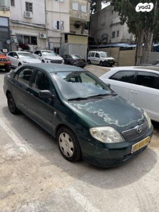 טויוטה קורולה GLI אוט' 1.6 (110 כ''ס) בנזין 2003 למכירה בחיפה